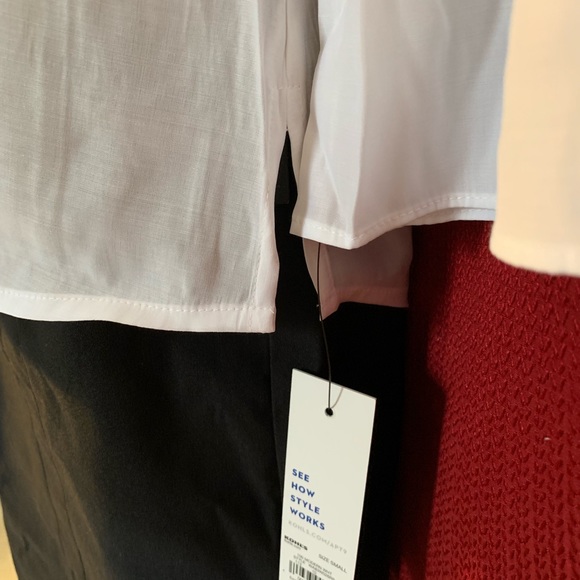 APT.9 Poplin Bell Sleeve Top FINAL PRICE - Picture 5 of 6